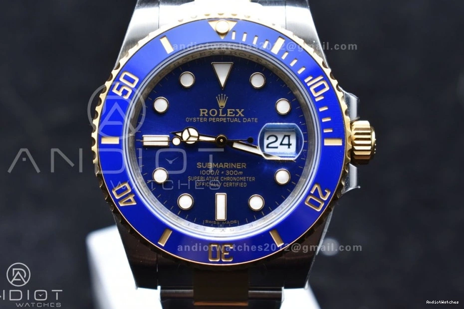 1132 Blue 904L YG Blue Dial VSF Submariner VS 1:1 Edition 116613LB Best Steel Seasonal Ceramic 0918